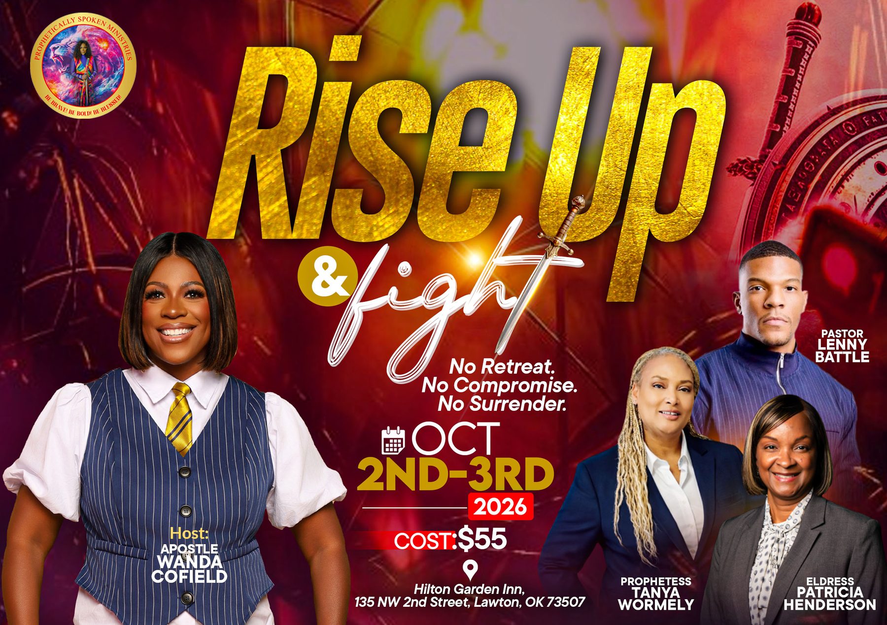 KWEC26 Rise Up & Fight Flyer